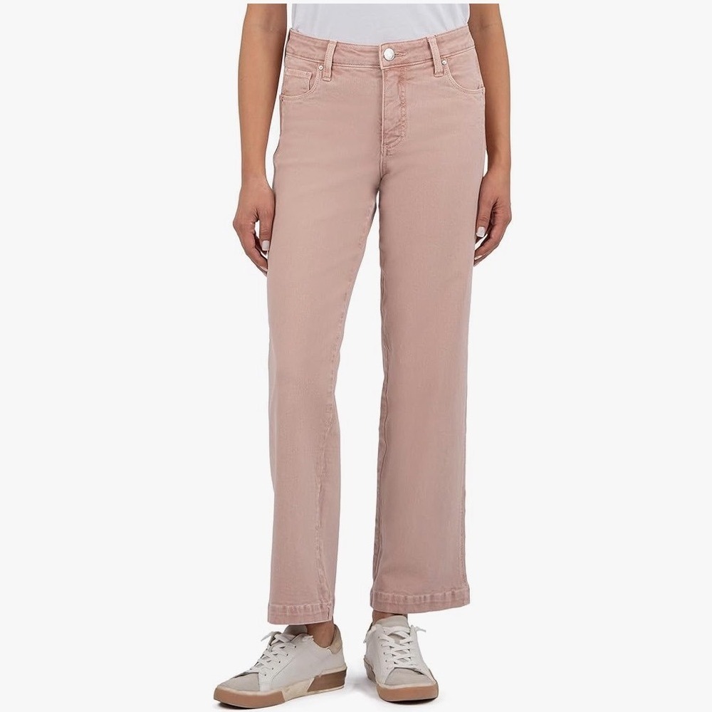 Kut‎ From The Kloth Pattie High Rise Straight Leg Pant Lt Pink 10 Stitch Fix NWT